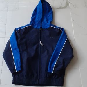 ATHLETECH Blue/Black Windbreaker boys jacket sz:8